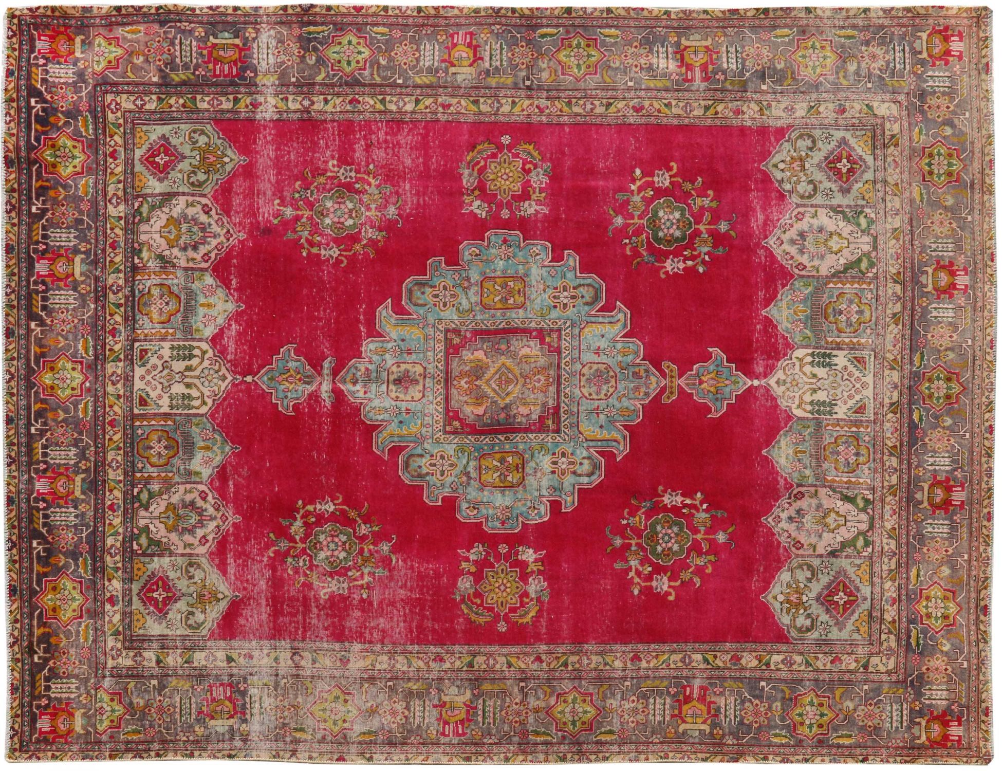 Retro Rug  Μπεζ <br/>365 x 280 cm