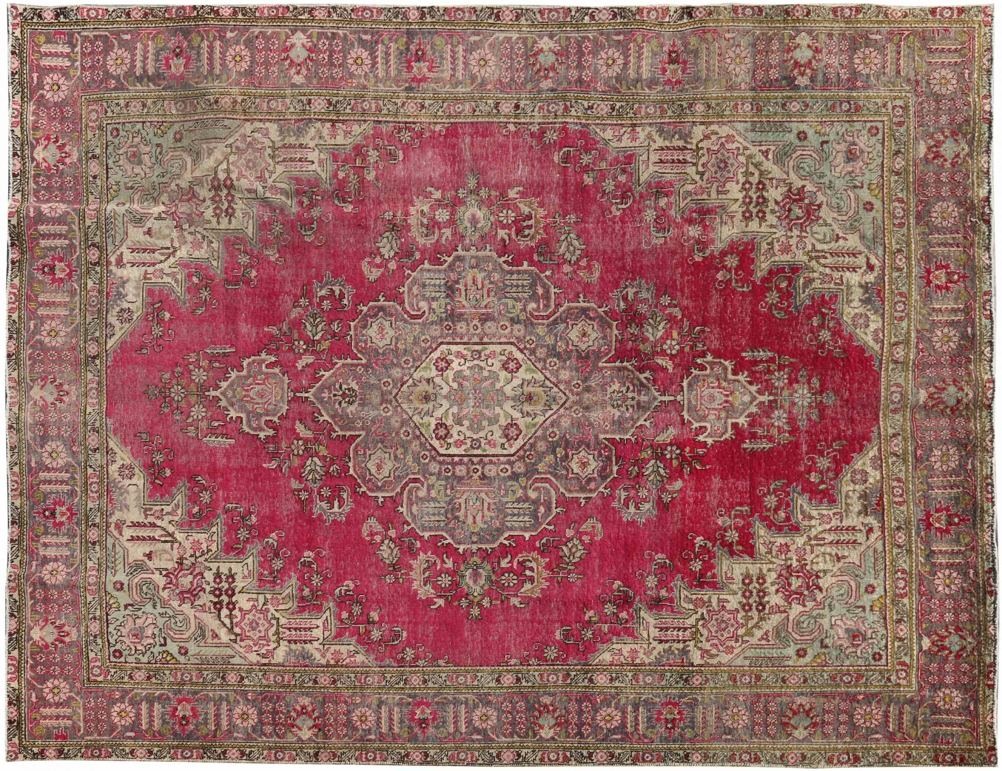 Retro Rug  Μπεζ <br/>370 x 280 cm