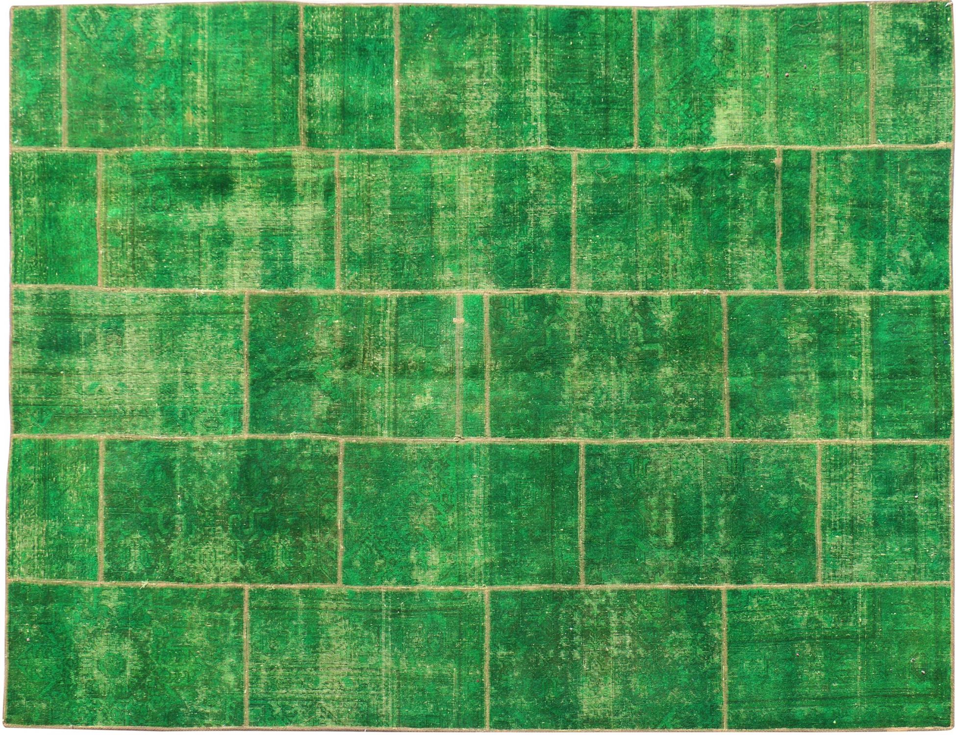 Patchwork Χαλί  Πράσινο <br/>300 x 228 cm