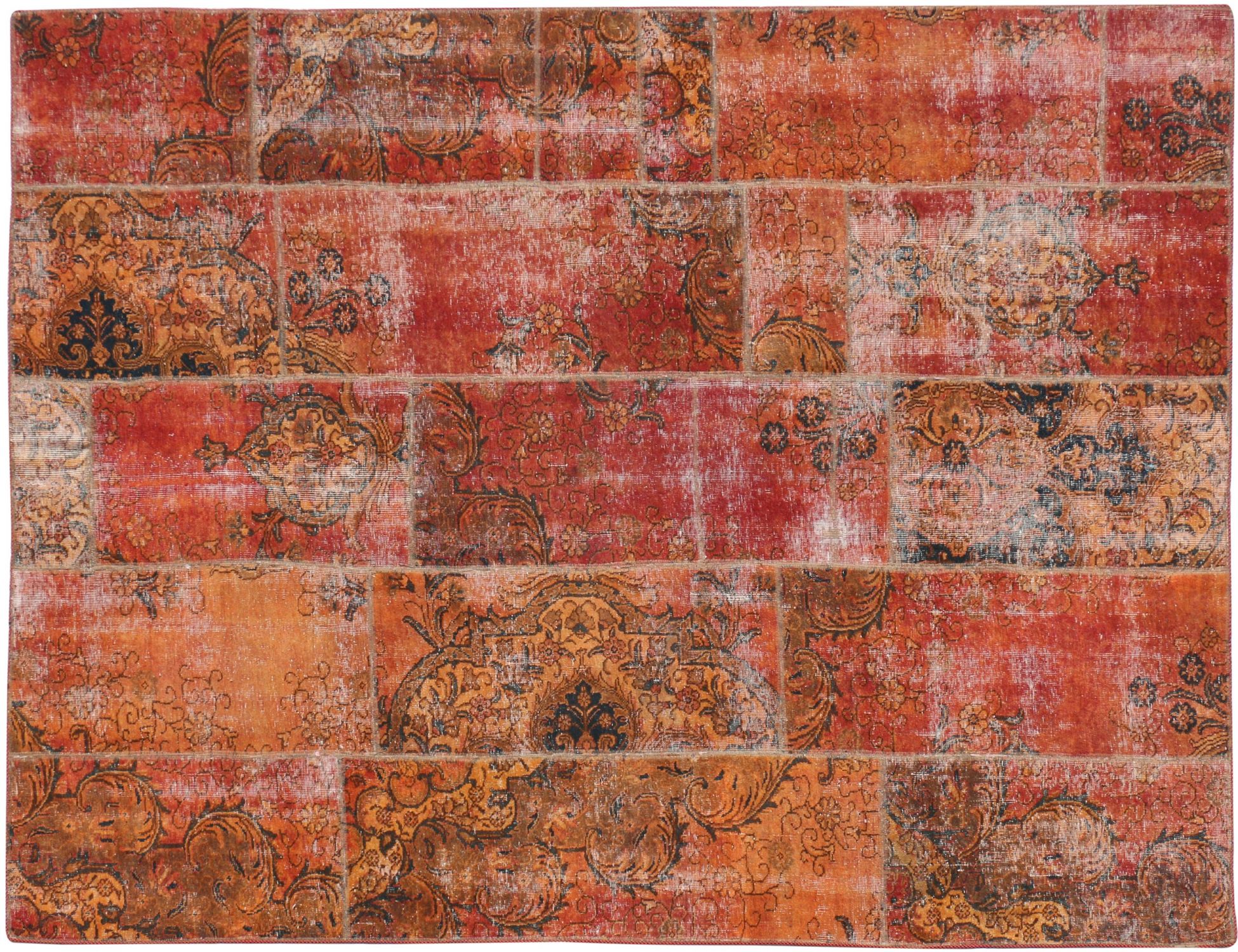 Patchwork    Πορτοκαλί <br/>275 x 196 cm