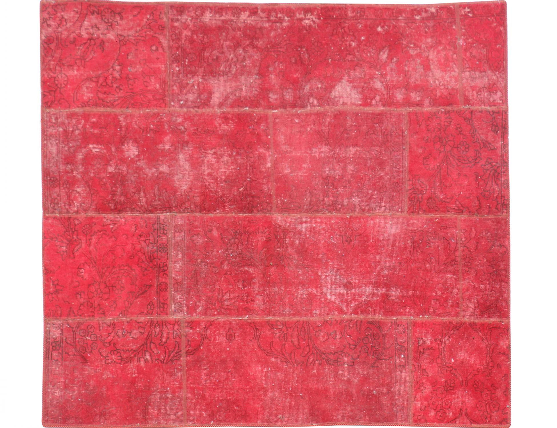 Patchwork Χαλί  Κόκκινο <br/>192 x 161 cm