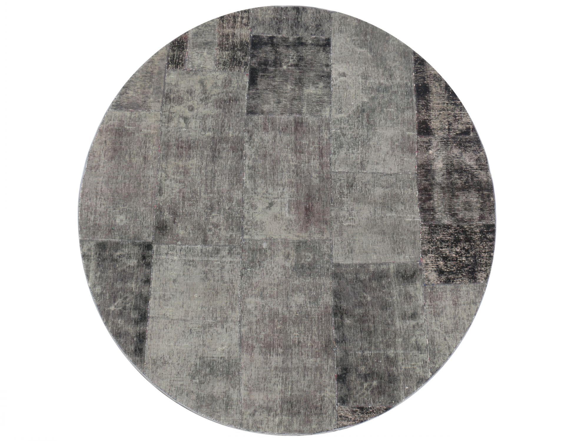 Patchwork Χαλί  Μαύρο <br/>240 x 240 cm