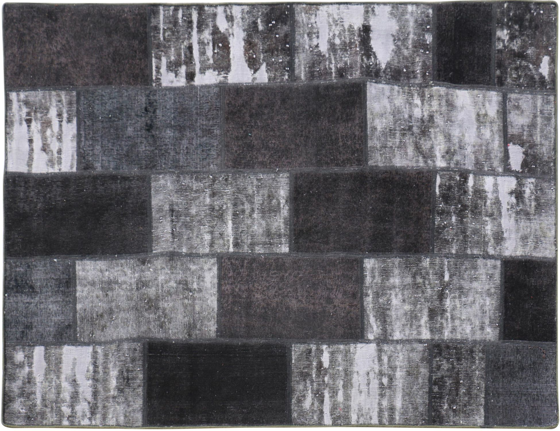 Patchwork Χαλί  Μαύρο <br/>232 x 145 cm