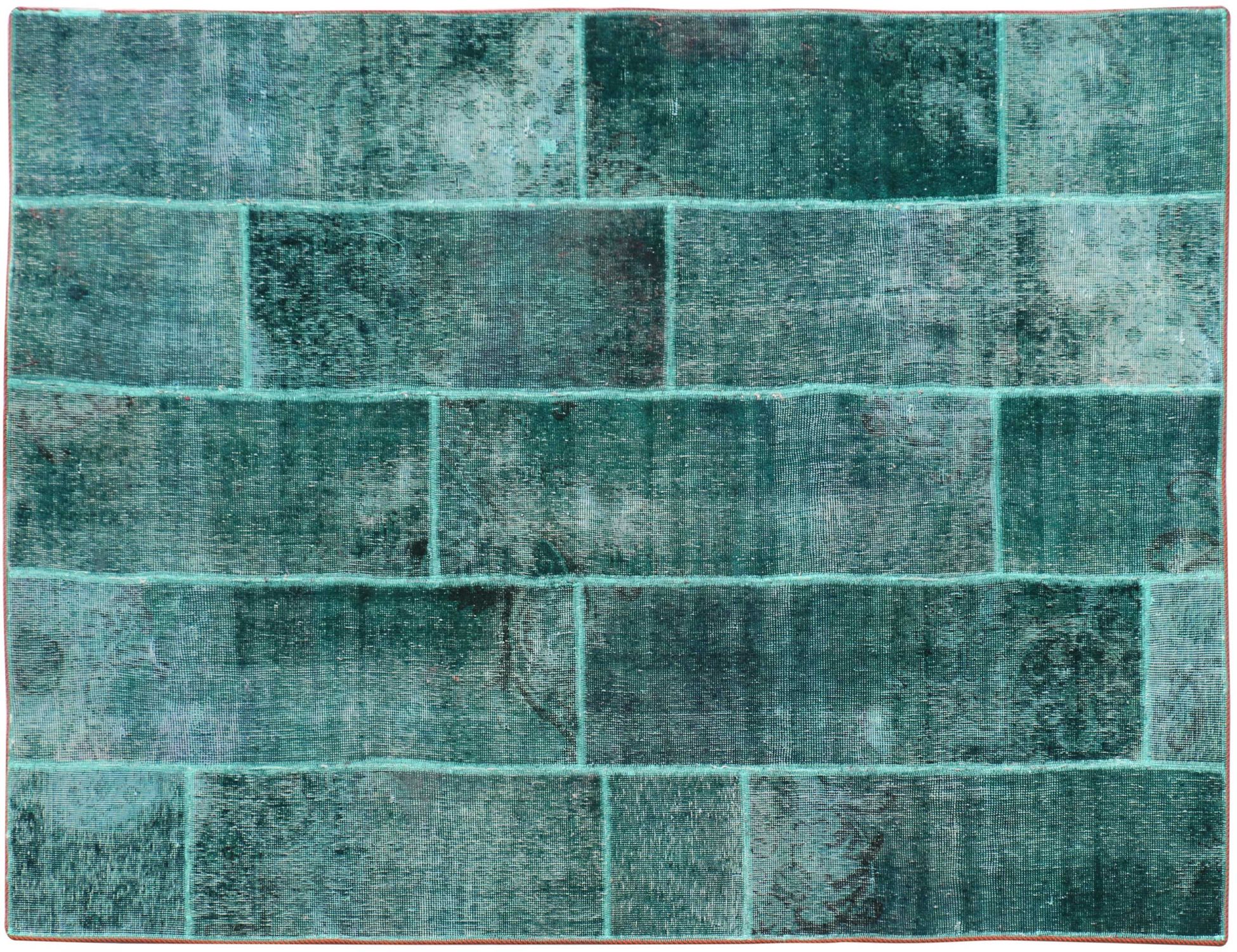 Patchwork Χαλί  Πράσινο <br/>210 x 150 cm