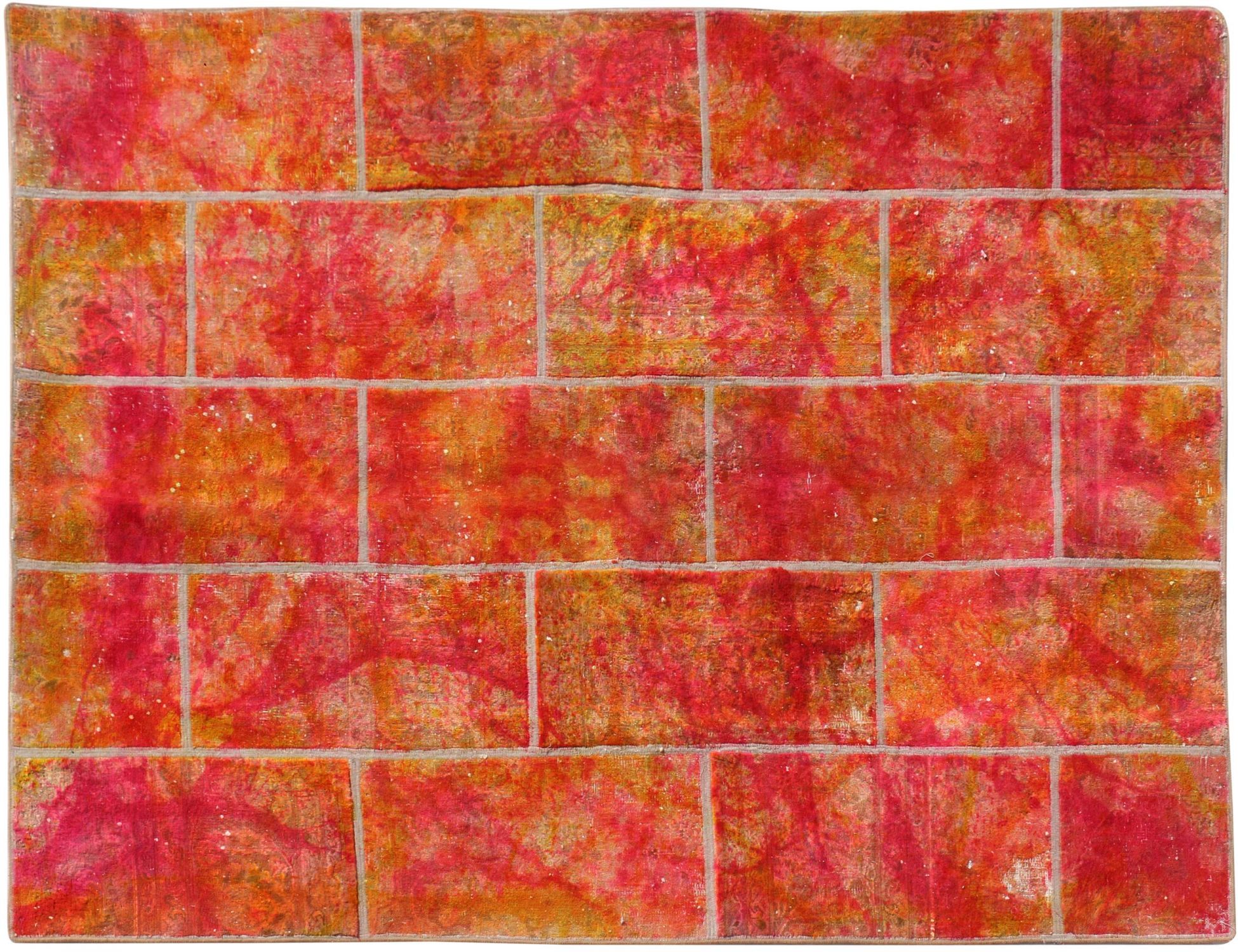 Patchwork Χαλί  Πορτοκαλί <br/>247 x 174 cm