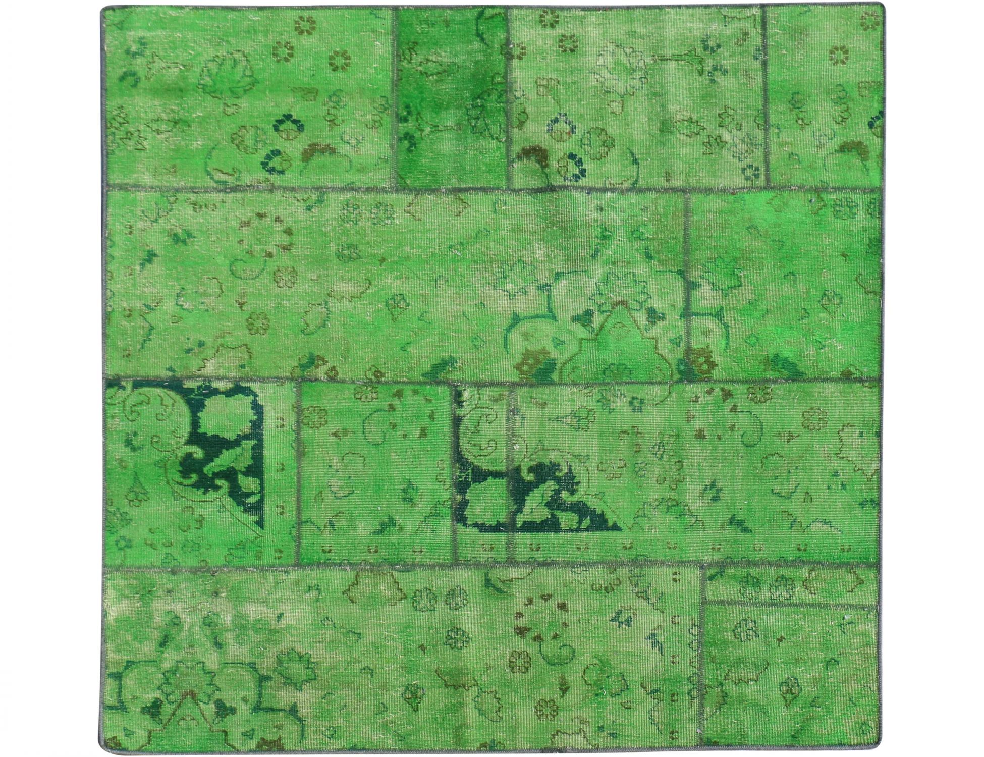 Patchwork Χαλί  Πράσινο <br/>167 x 167 cm