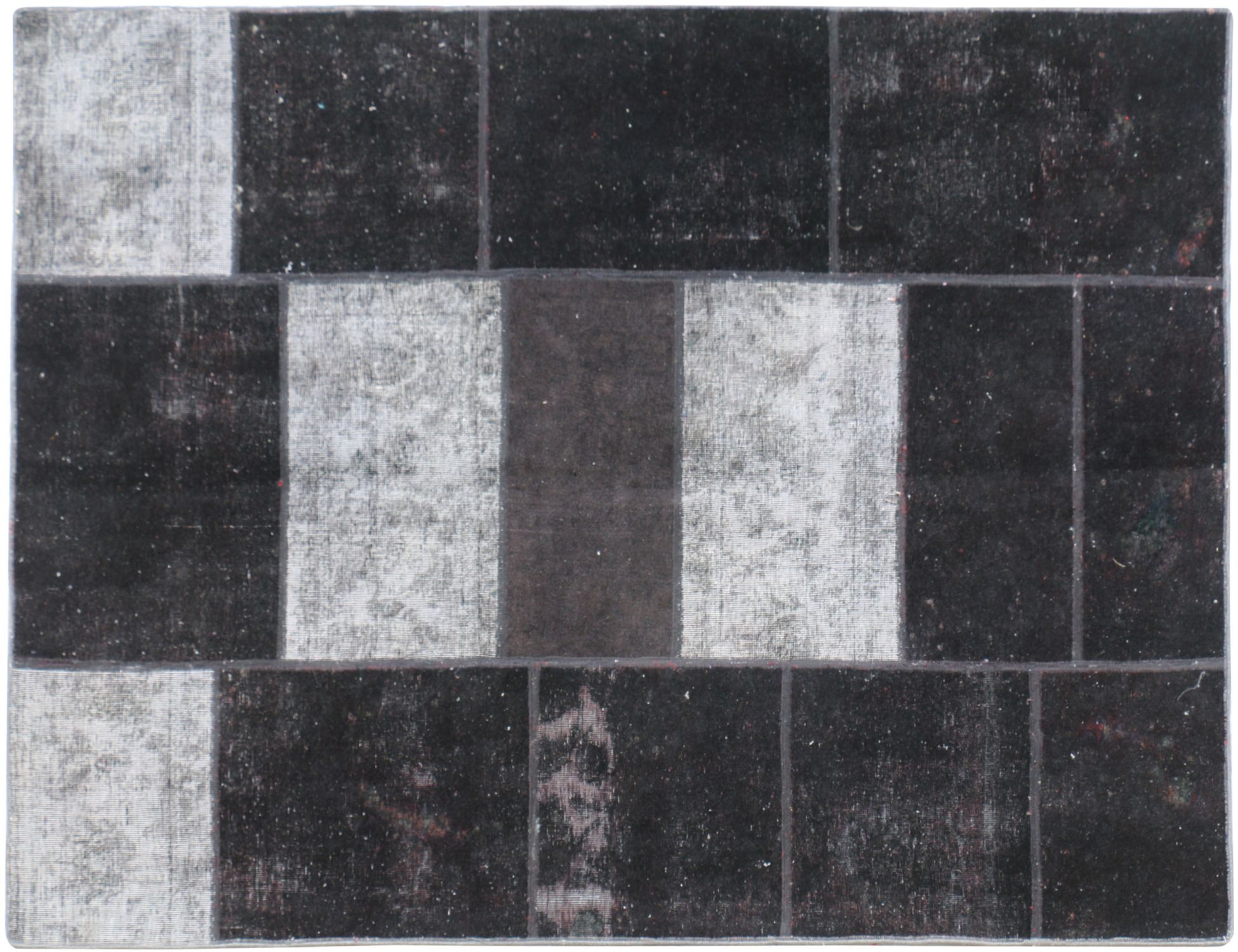 Περσικό Patchwork Χαλί  Μαύρο <br/>246 x 168 cm