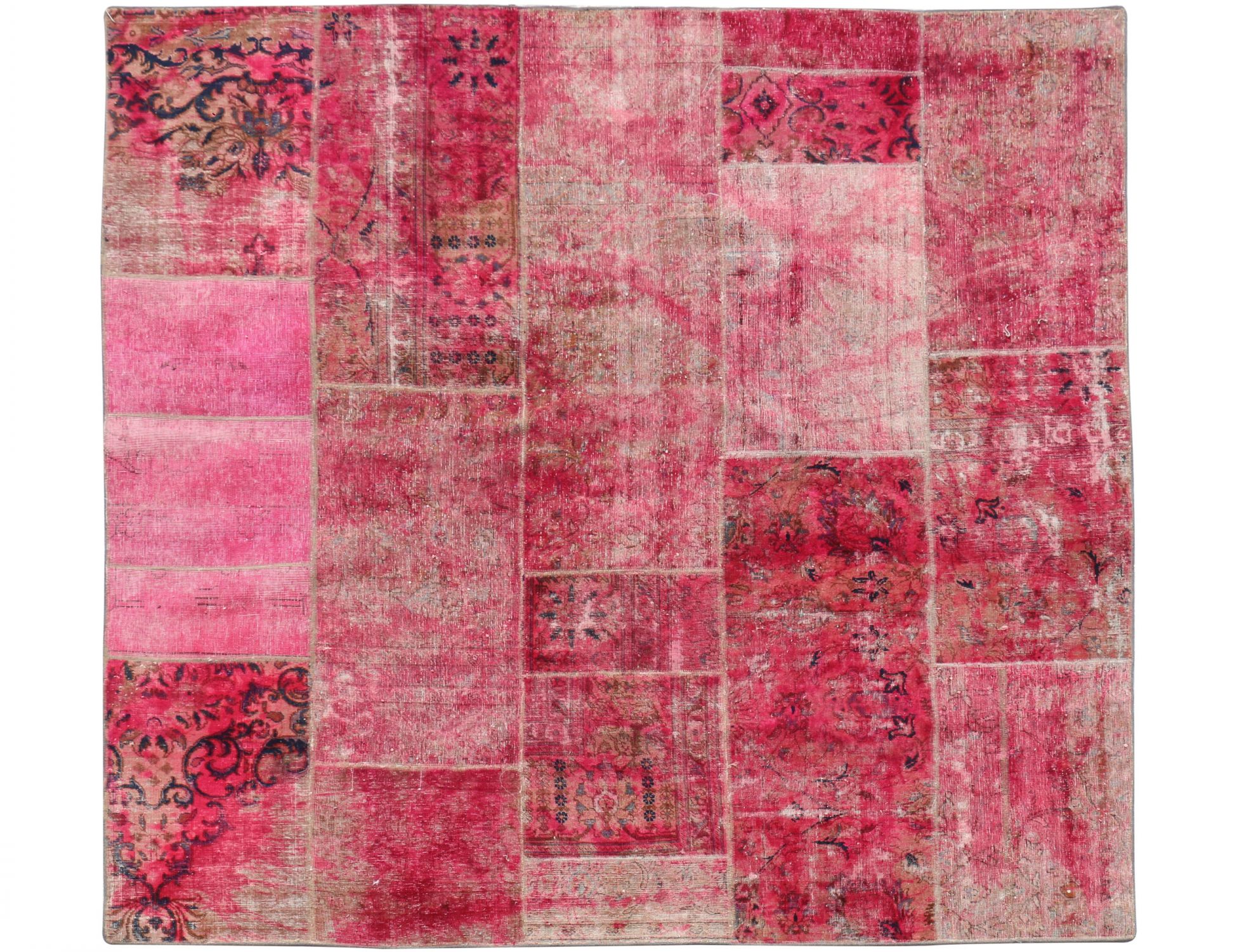 Persian Patchwork  Χαλί  Κόκκινο <br/>250 x 250 cm