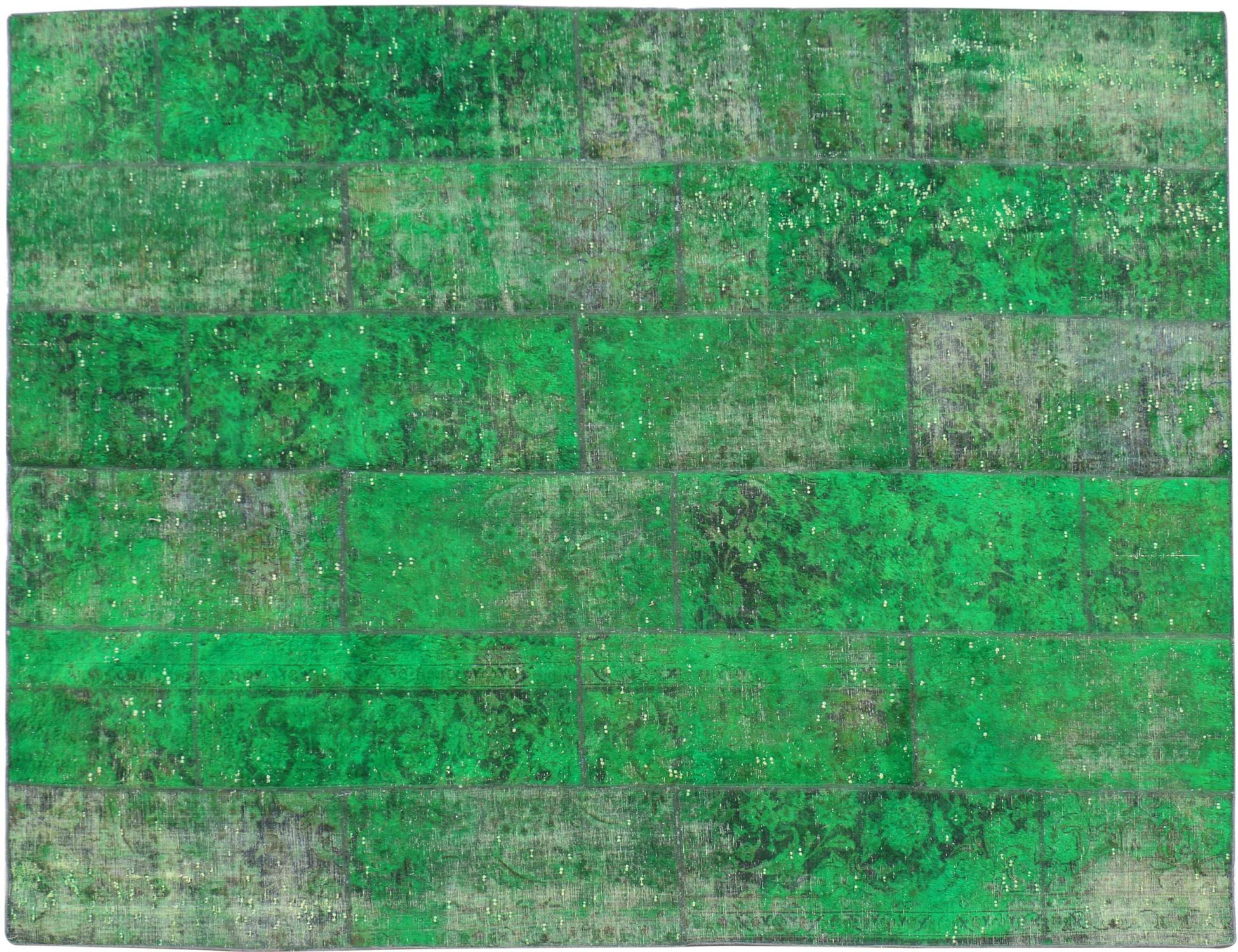 Περσικό Patchwork  Πράσινο <br/>295 x 240 cm
