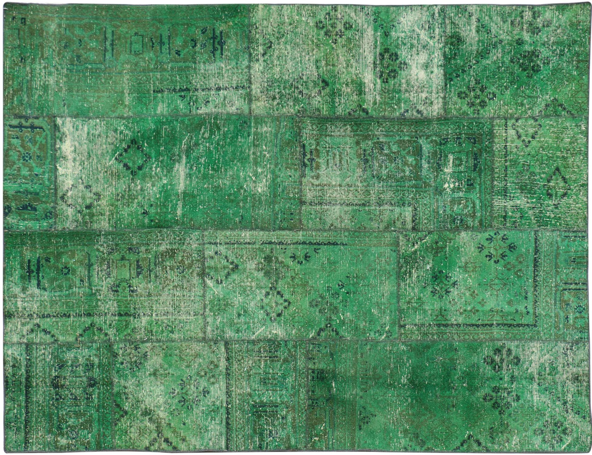 Patchwork Χαλί  Πράσινο <br/>274 x 182 cm
