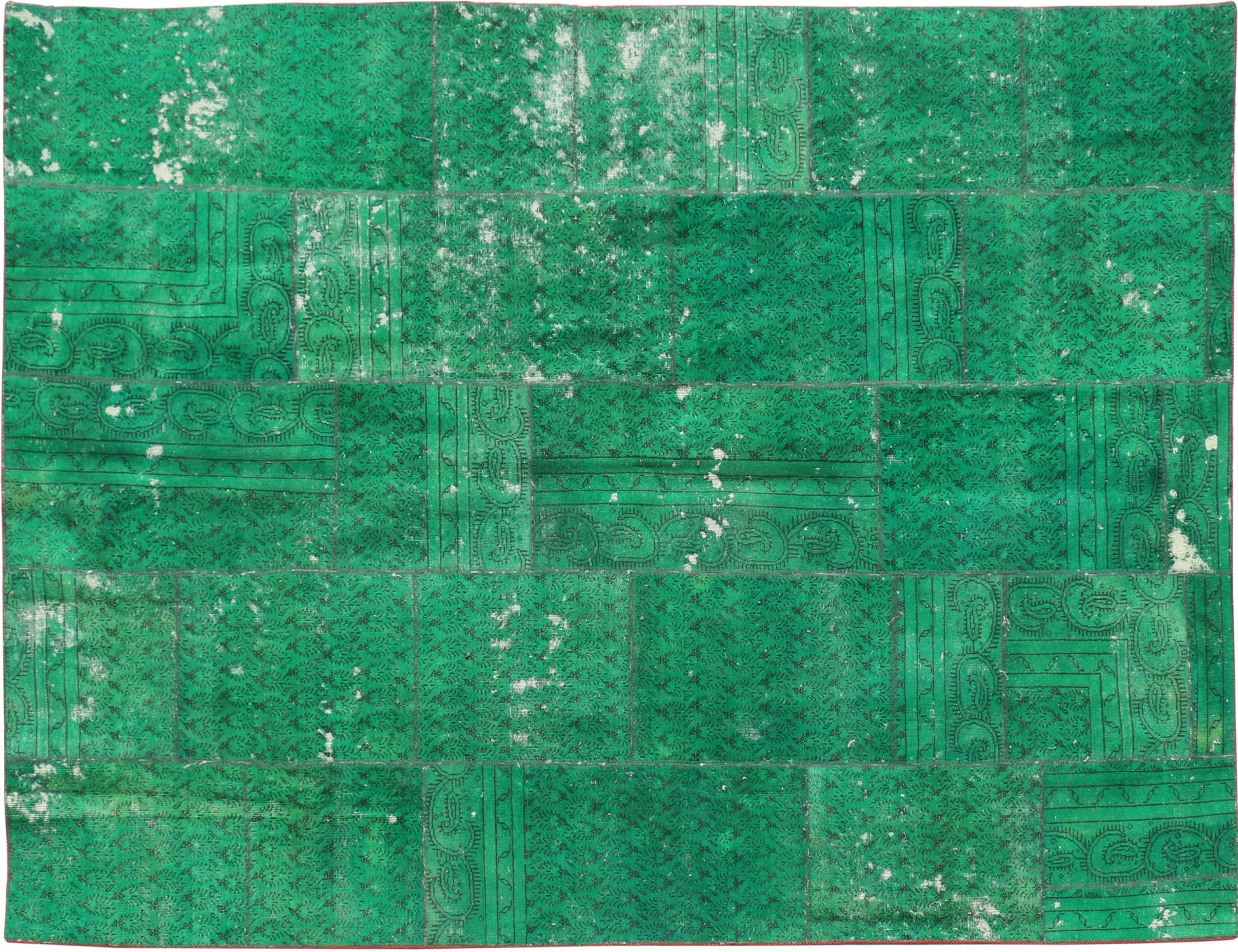 Persian Patchwork Χαλί  Πράσινο <br/>362 x 223 cm