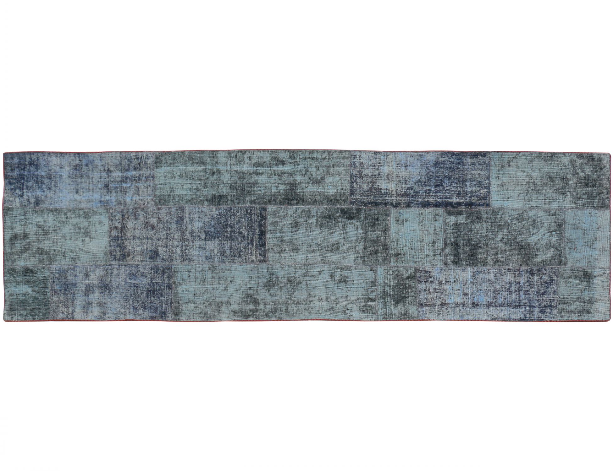 Patchwork Χαλί  Μπλε <br/>351 x 105 cm
