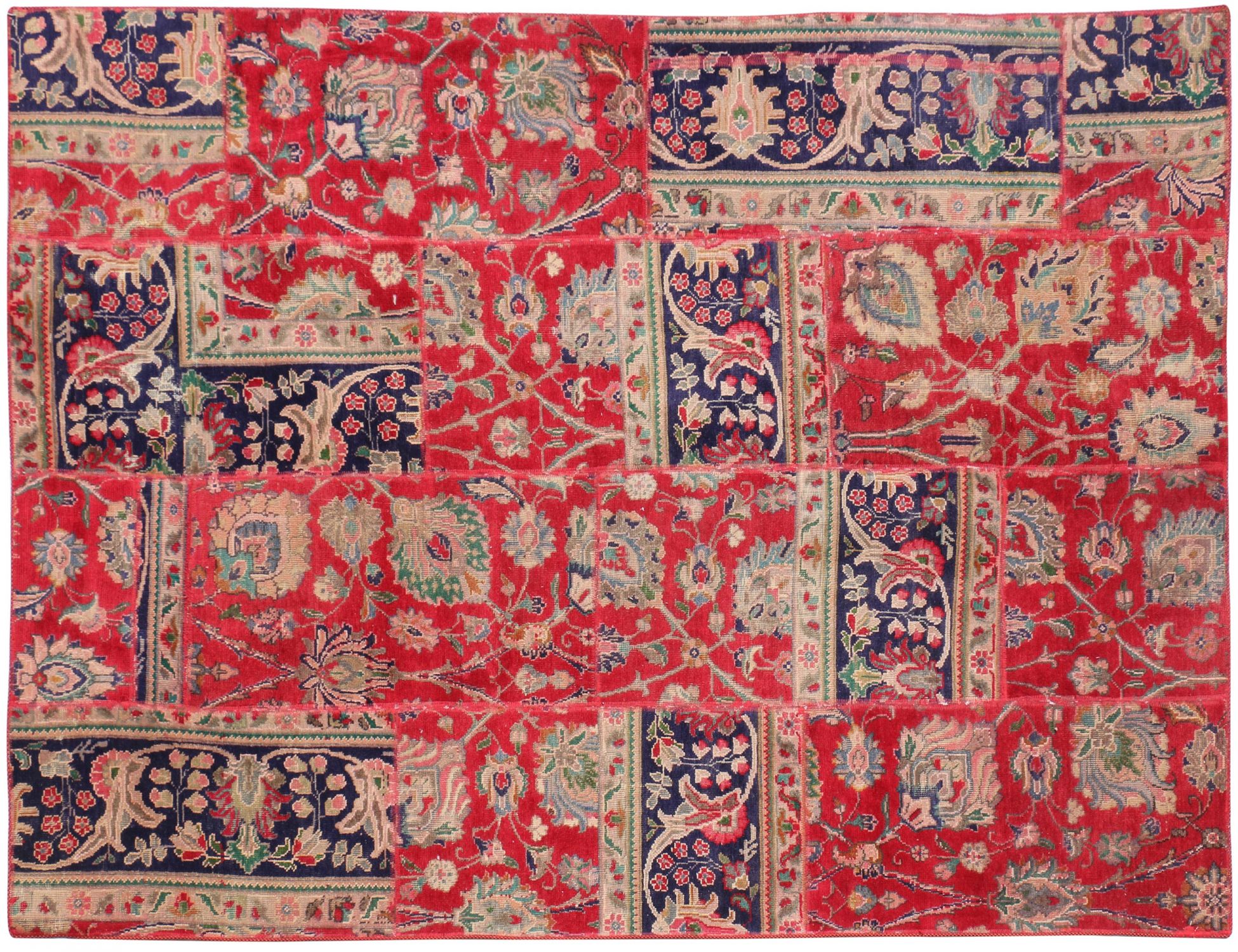 Persian Patchwork Χαλί  Κόκκινο <br/>270 x 177 cm