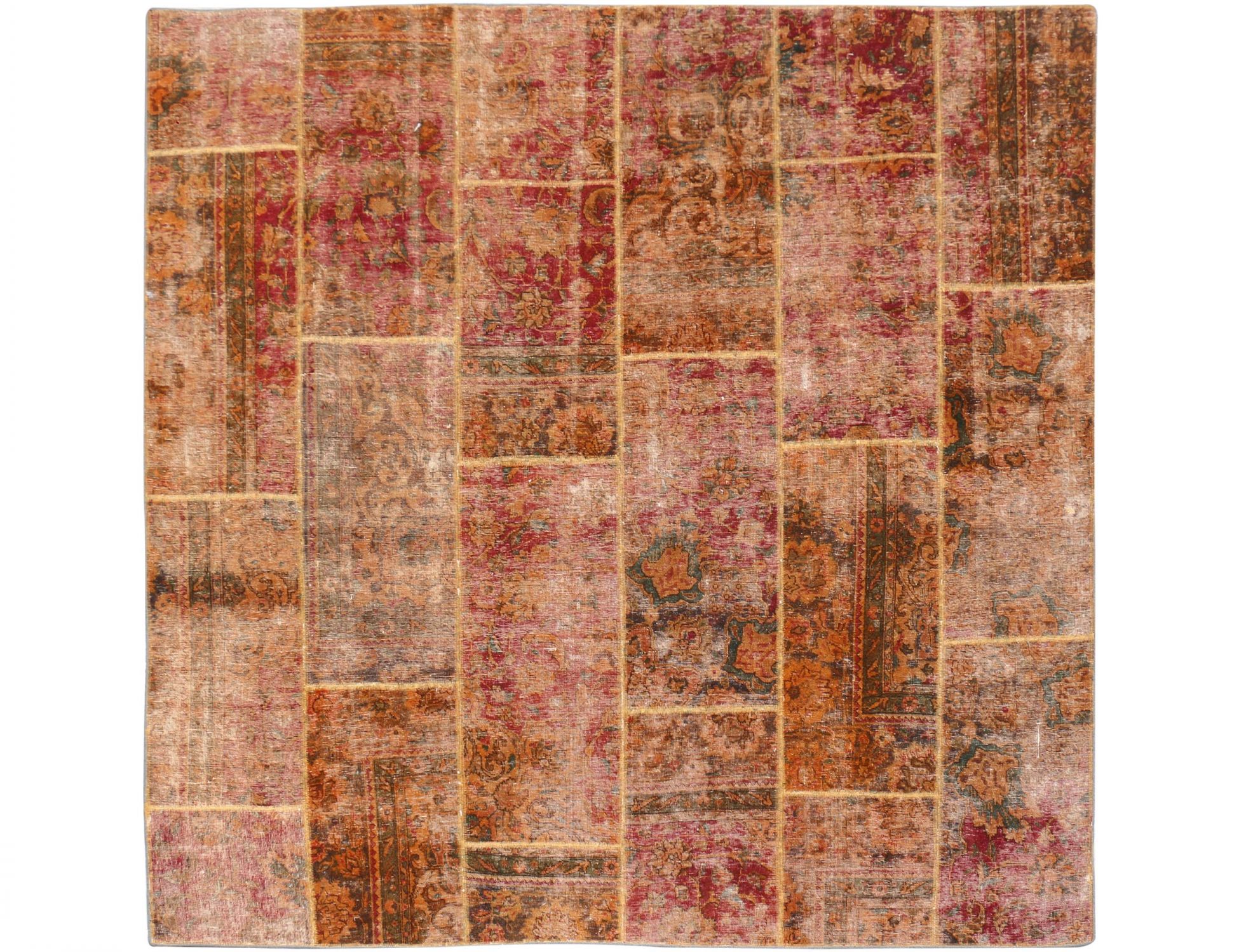 Persian Patchwork Χαλί  Κόκκινο <br/>247 x 238 cm