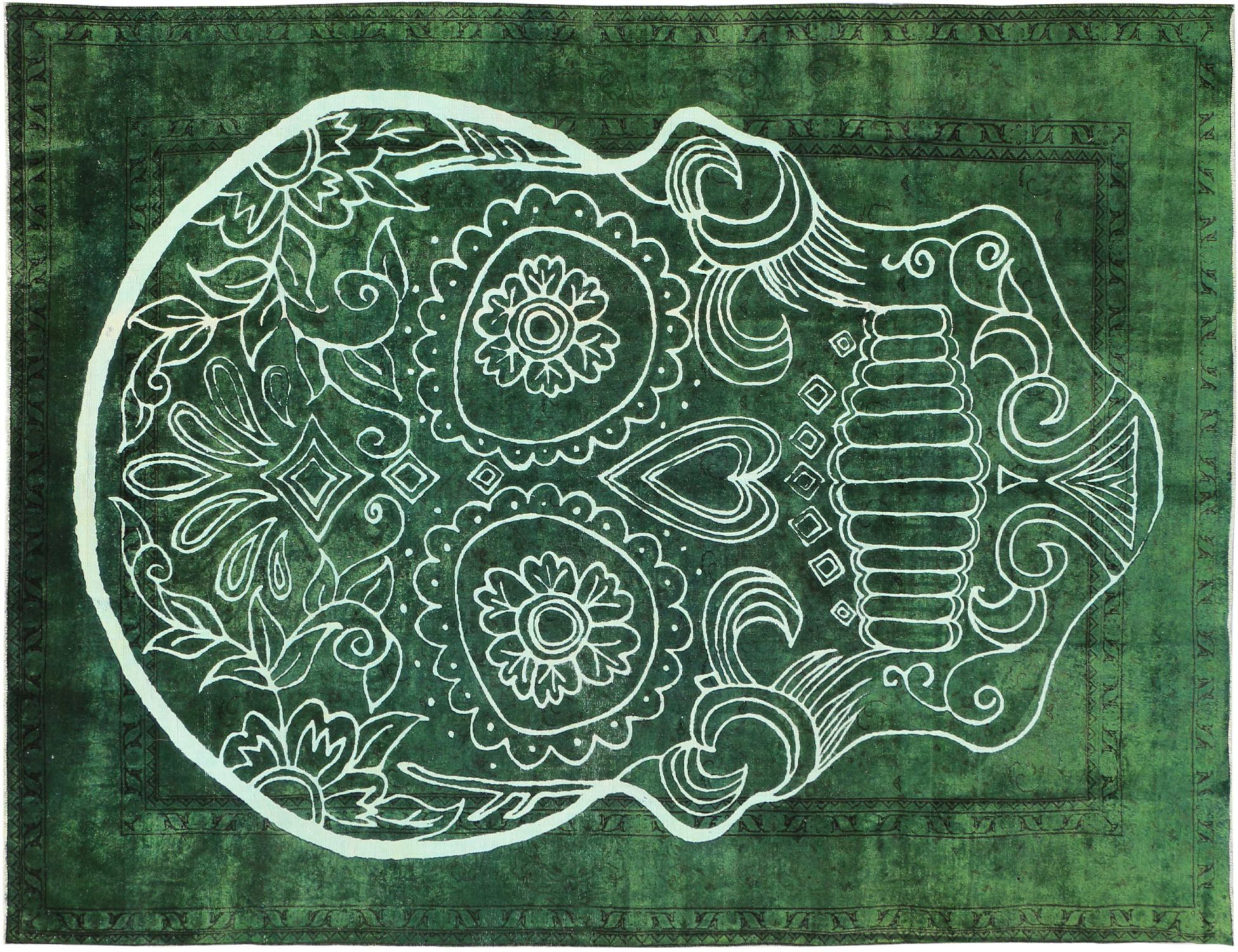 Περσικό Vintage  Πράσινο <br/>378 x 274 cm