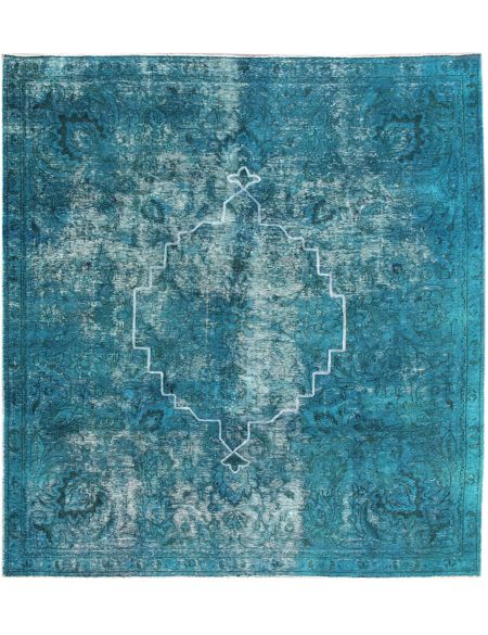 Persian Vintage Χαλί 270 x 235 Τυρκουάζ