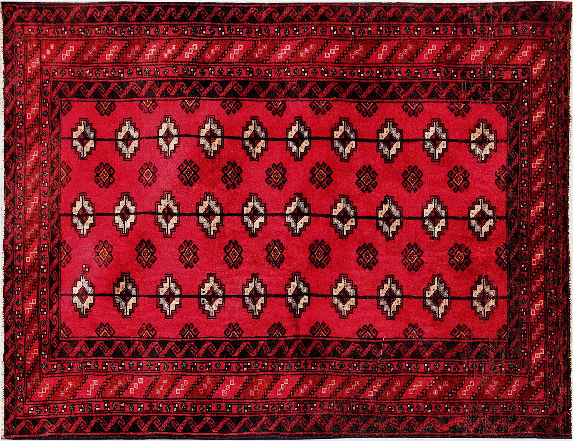 Turkman Χαλί  Κόκκινο <br/>200 x 115 cm