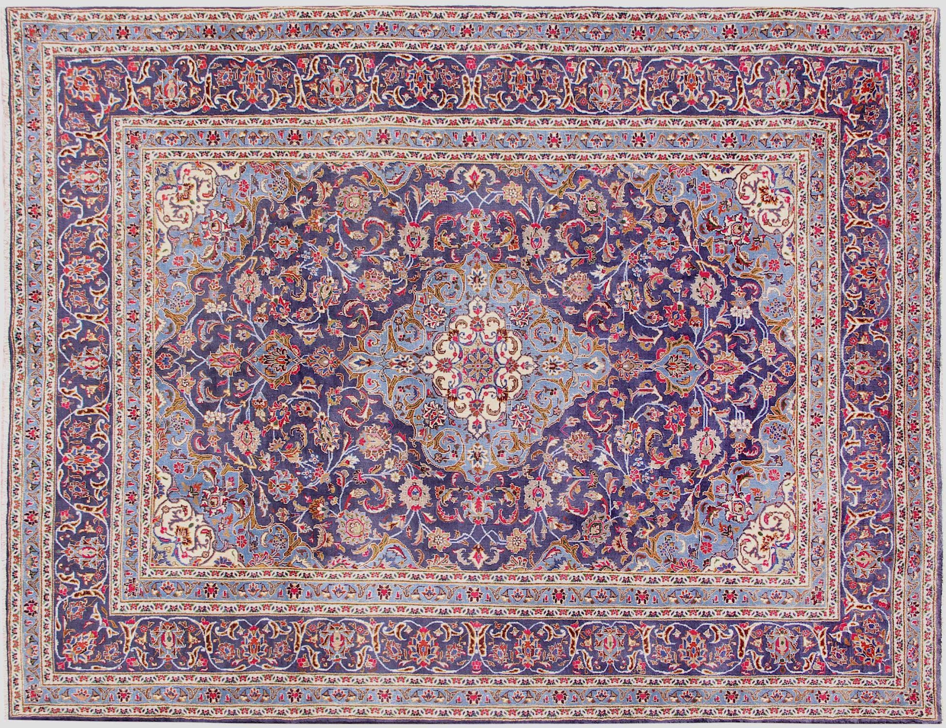 Keshan Χαλί  Μπλε <br/>355 x 242 cm