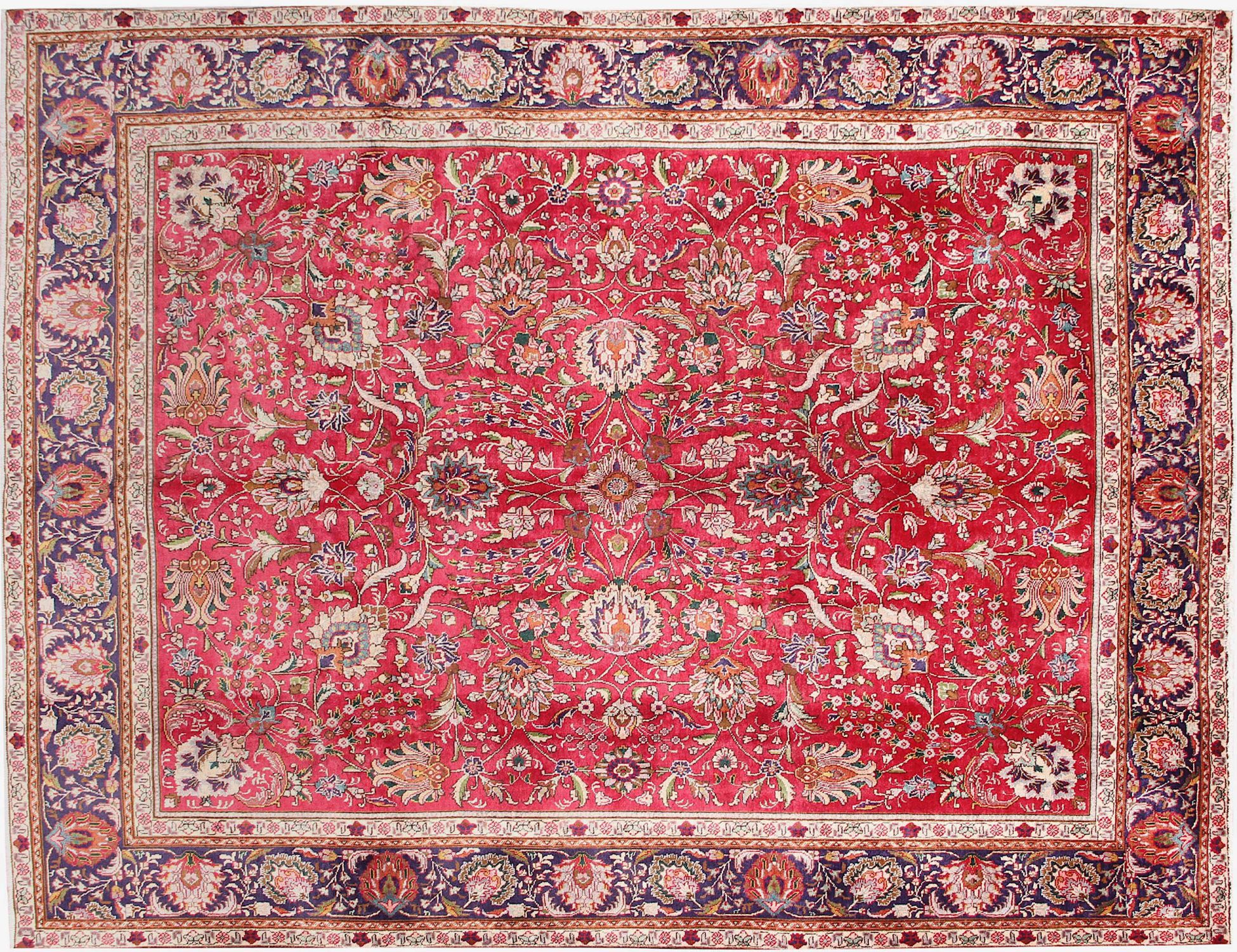 Tabriz Χαλί  Κόκκινο <br/>346 x 285 cm