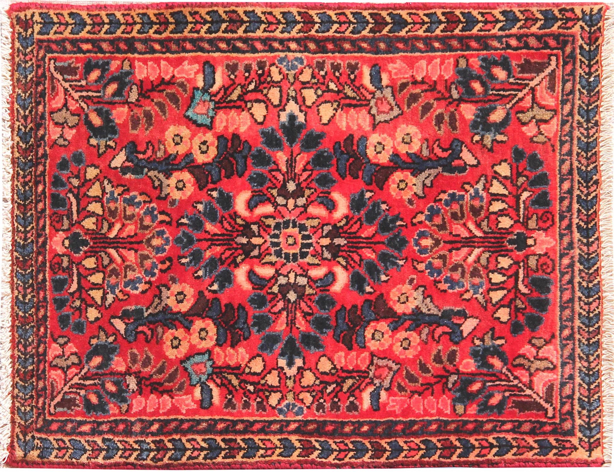 Hamadan Χαλί  Κόκκινο <br/>67 x 54 cm
