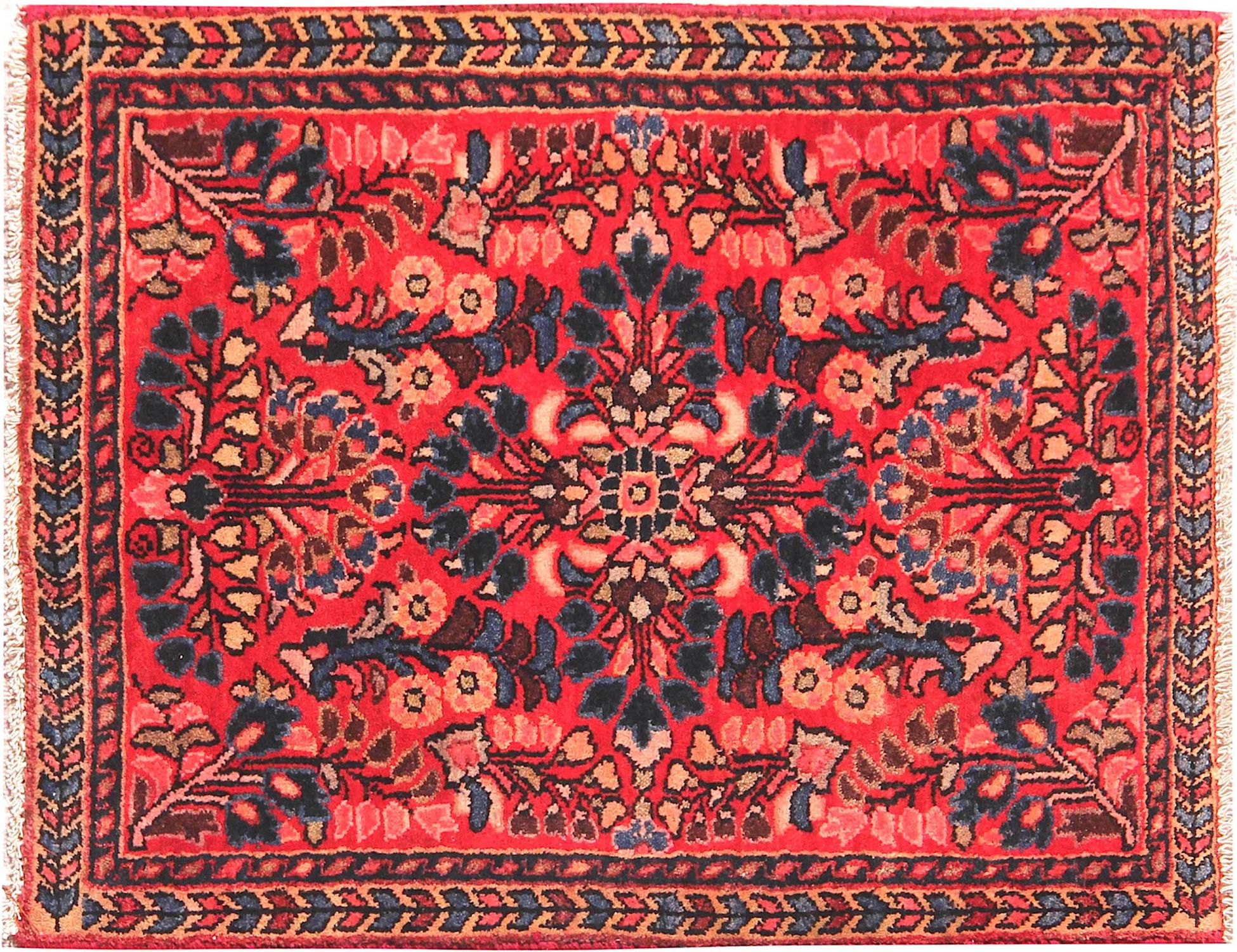 Hamadan Χαλί  Κόκκινο <br/>68 x 54 cm