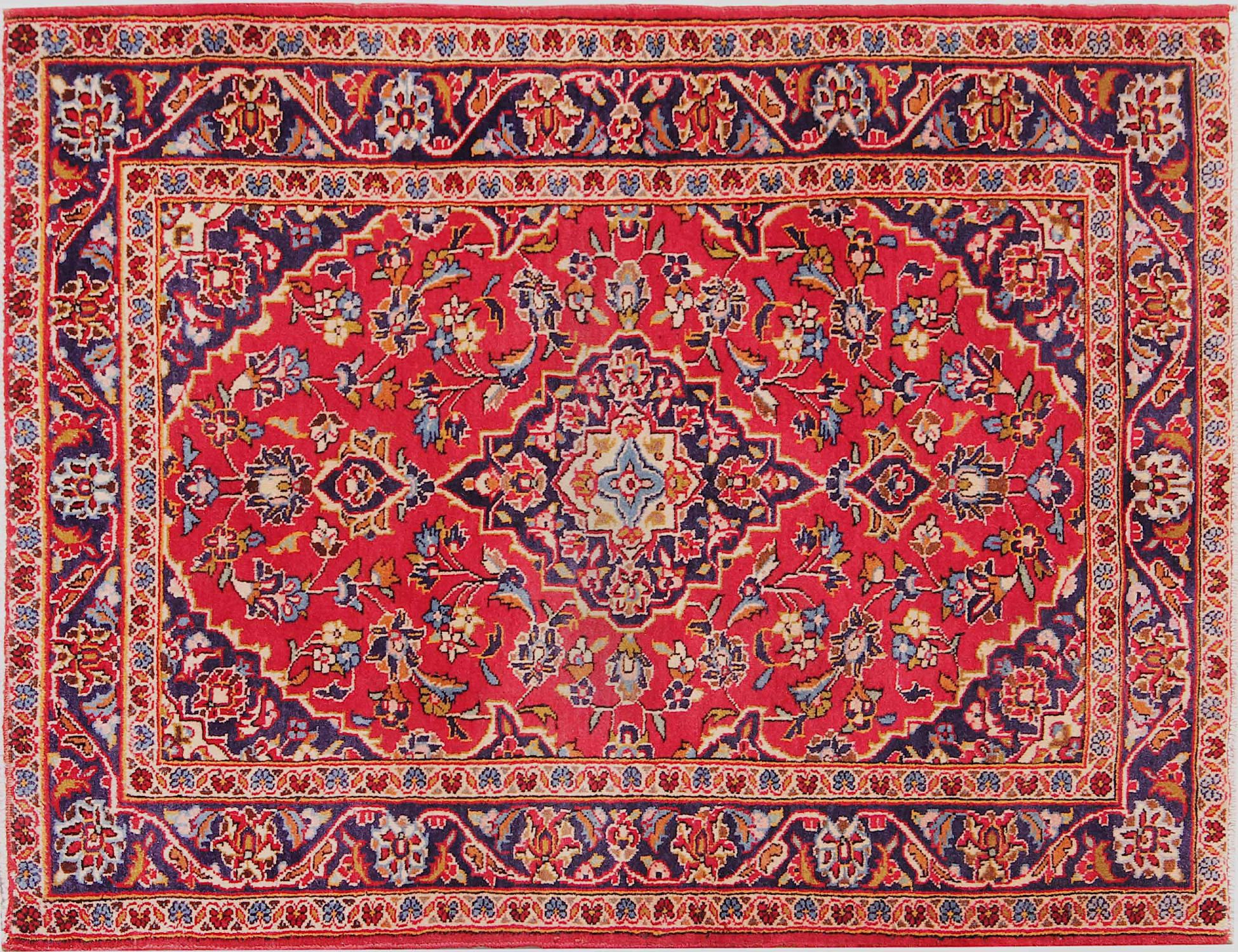 Keshan Χαλί  Κόκκινο <br/>143 x 95 cm