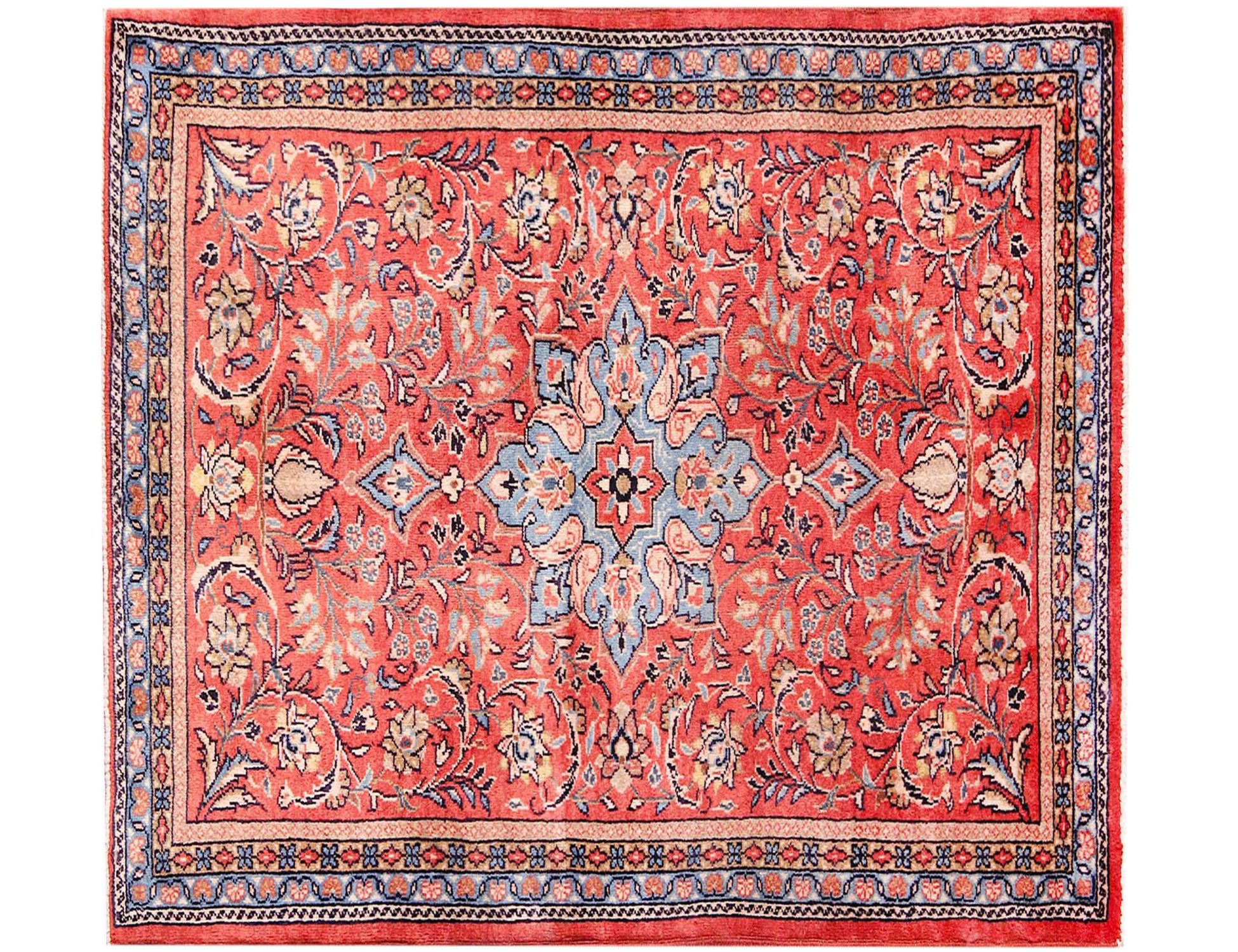 Sarough Χαλί  Κόκκινο <br/>140 x 81 cm