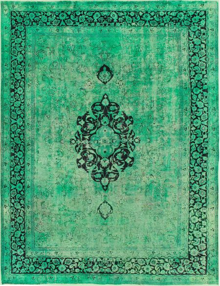 Persian Vintage Χαλί 385 x 285 Πράσινο