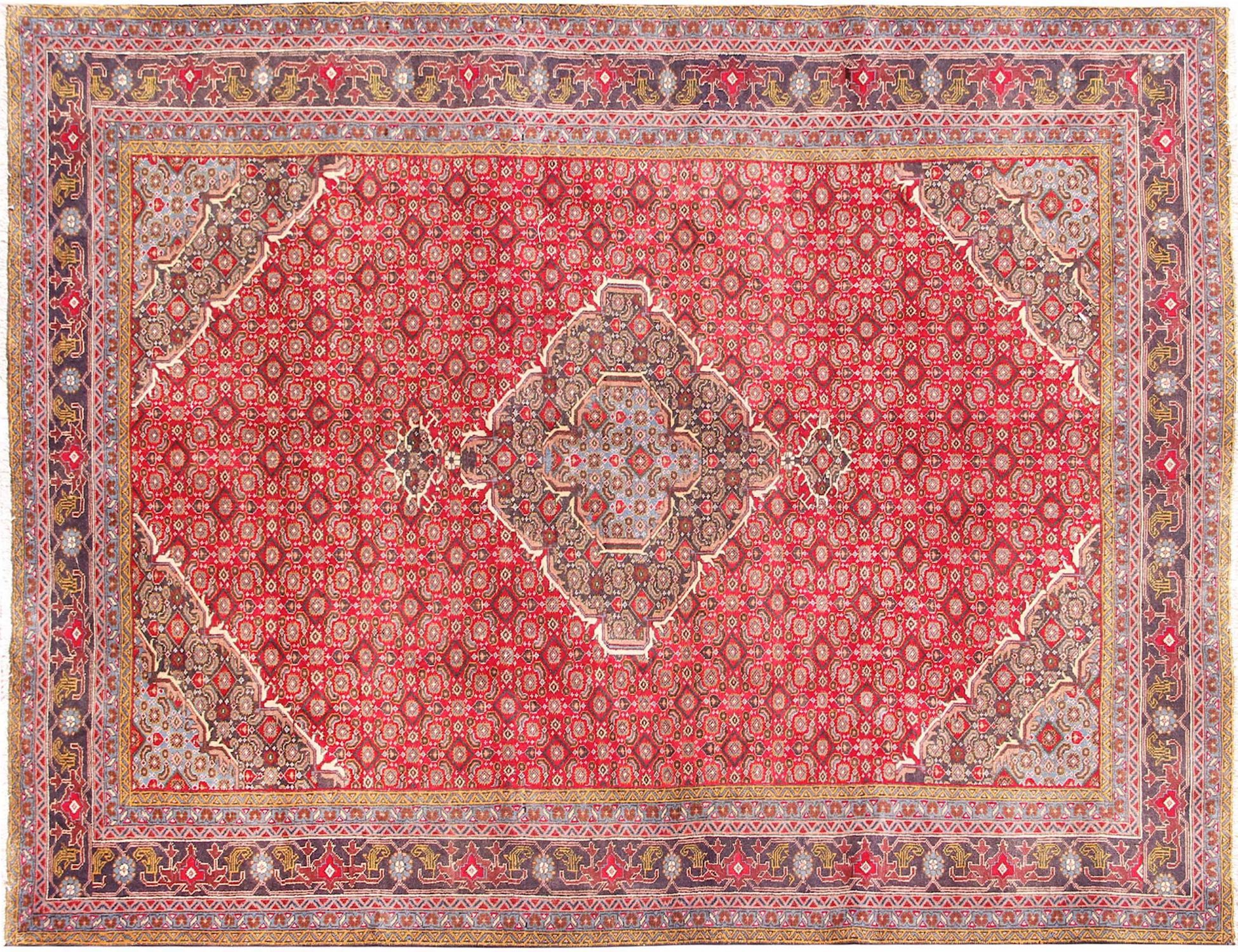 Tabriz Χαλί  Κόκκινο <br/>286 x 199 cm