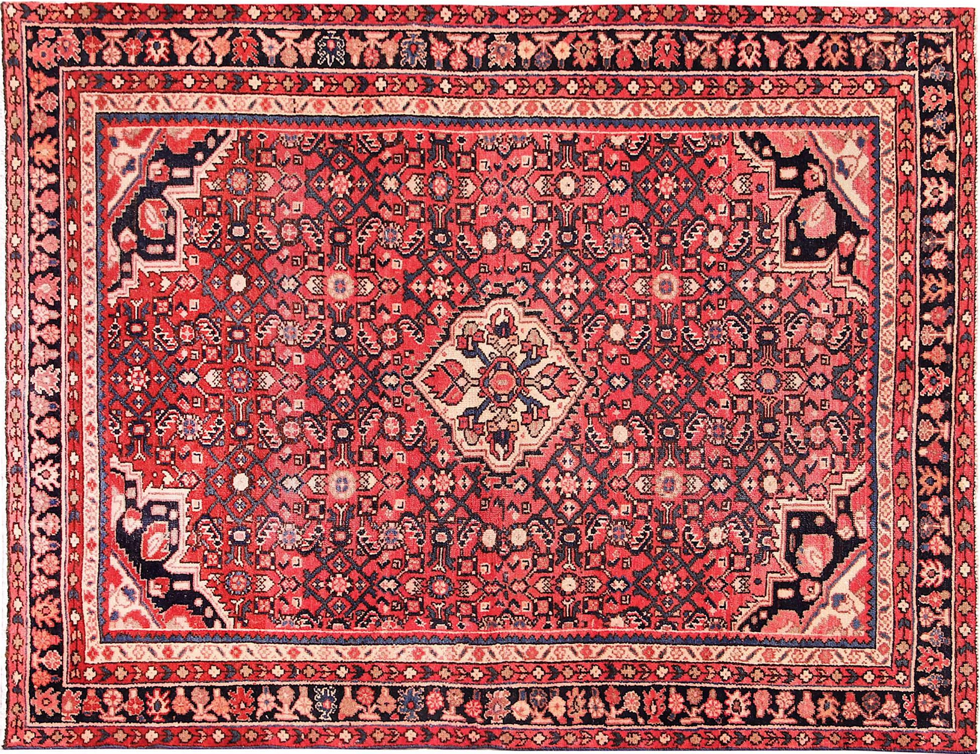 Hamadan Χαλί  Κόκκινο <br/>209 x 156 cm