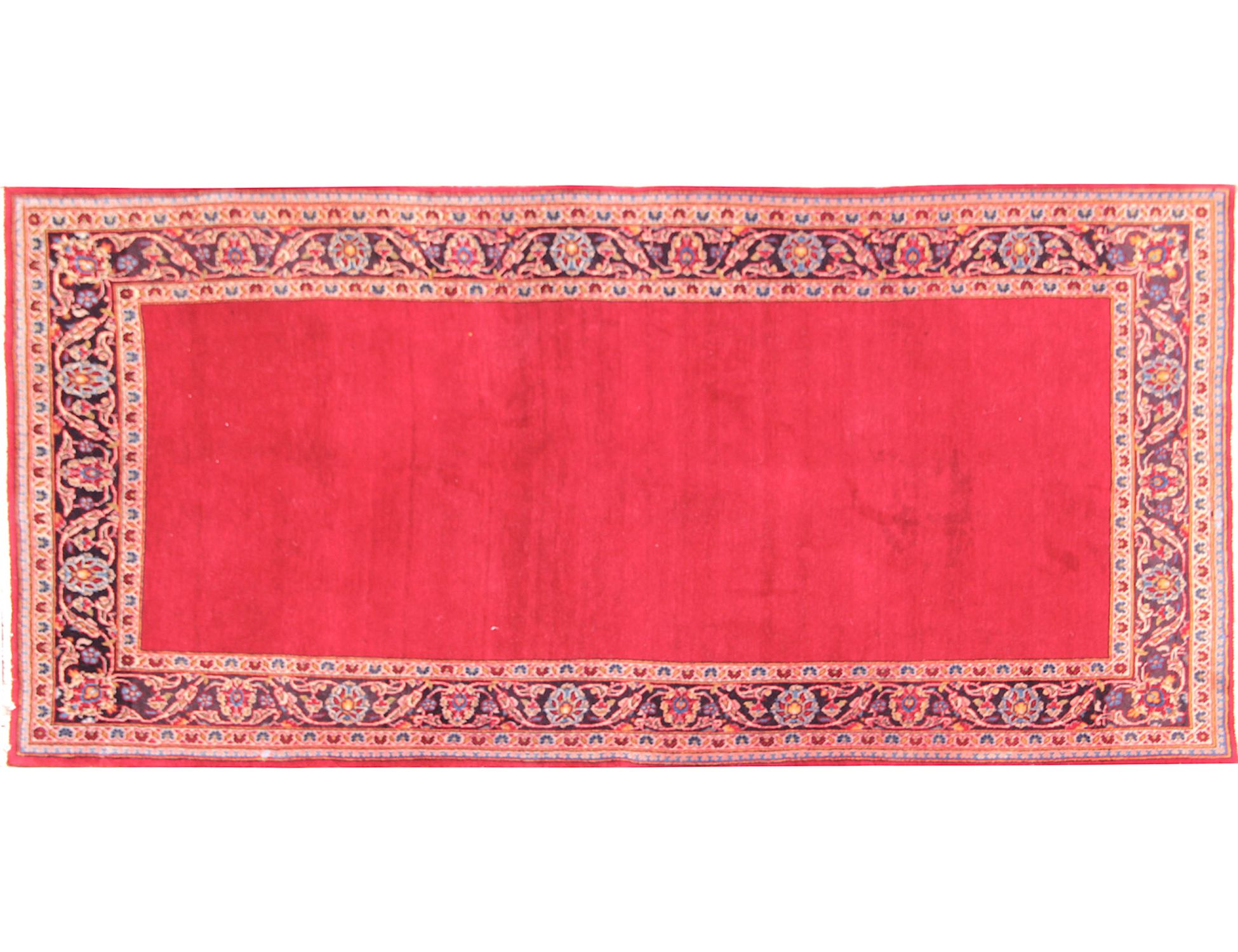 Kashan Χαλί  Κόκκινο <br/>208 x 110 cm