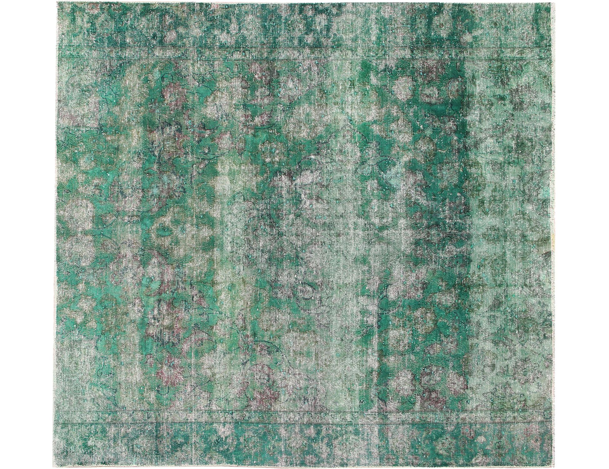 Persian vintage carpet  Πράσινο <br/>220 x 205 cm