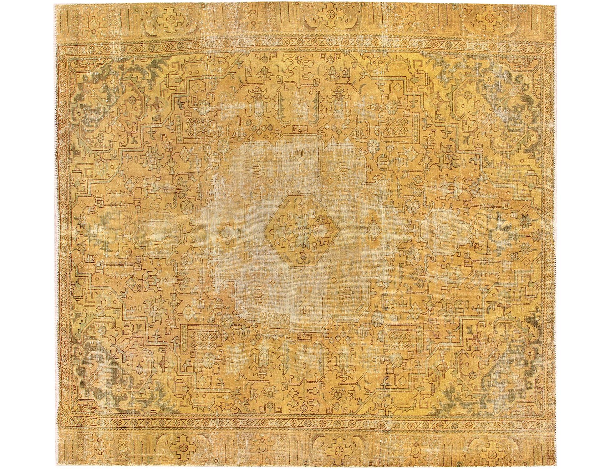 Persian vintage carpet  Κίτρινο <br/>313 x 270 cm