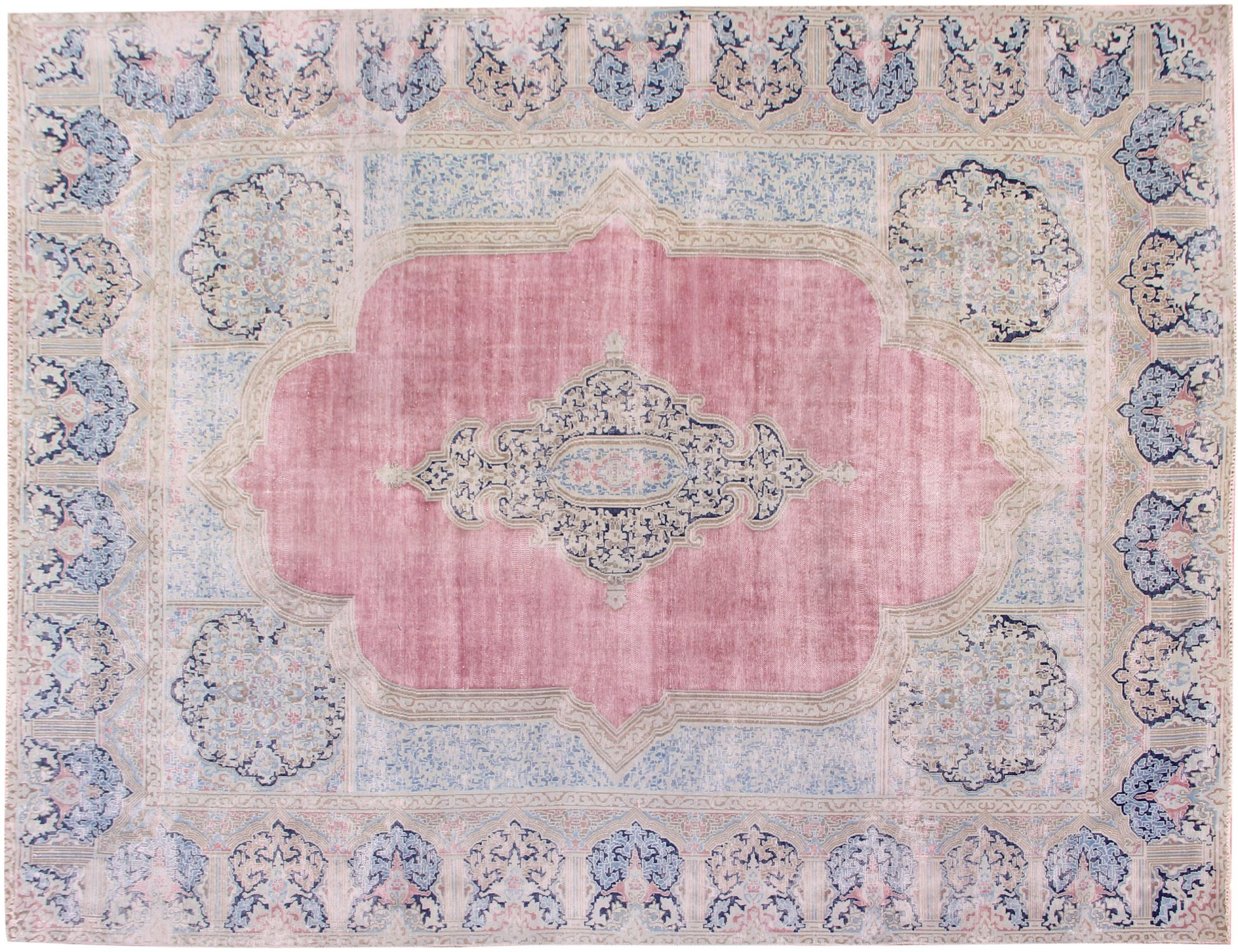 Persian vintage carpet  Μπλε <br/>413 x 283 cm