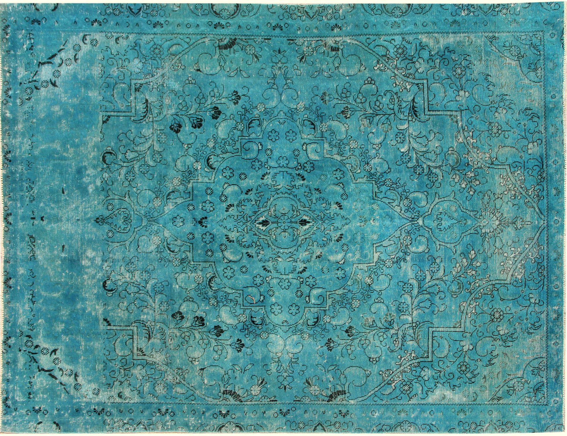 Persian vintage carpet  Μπλε <br/>327 x 224 cm