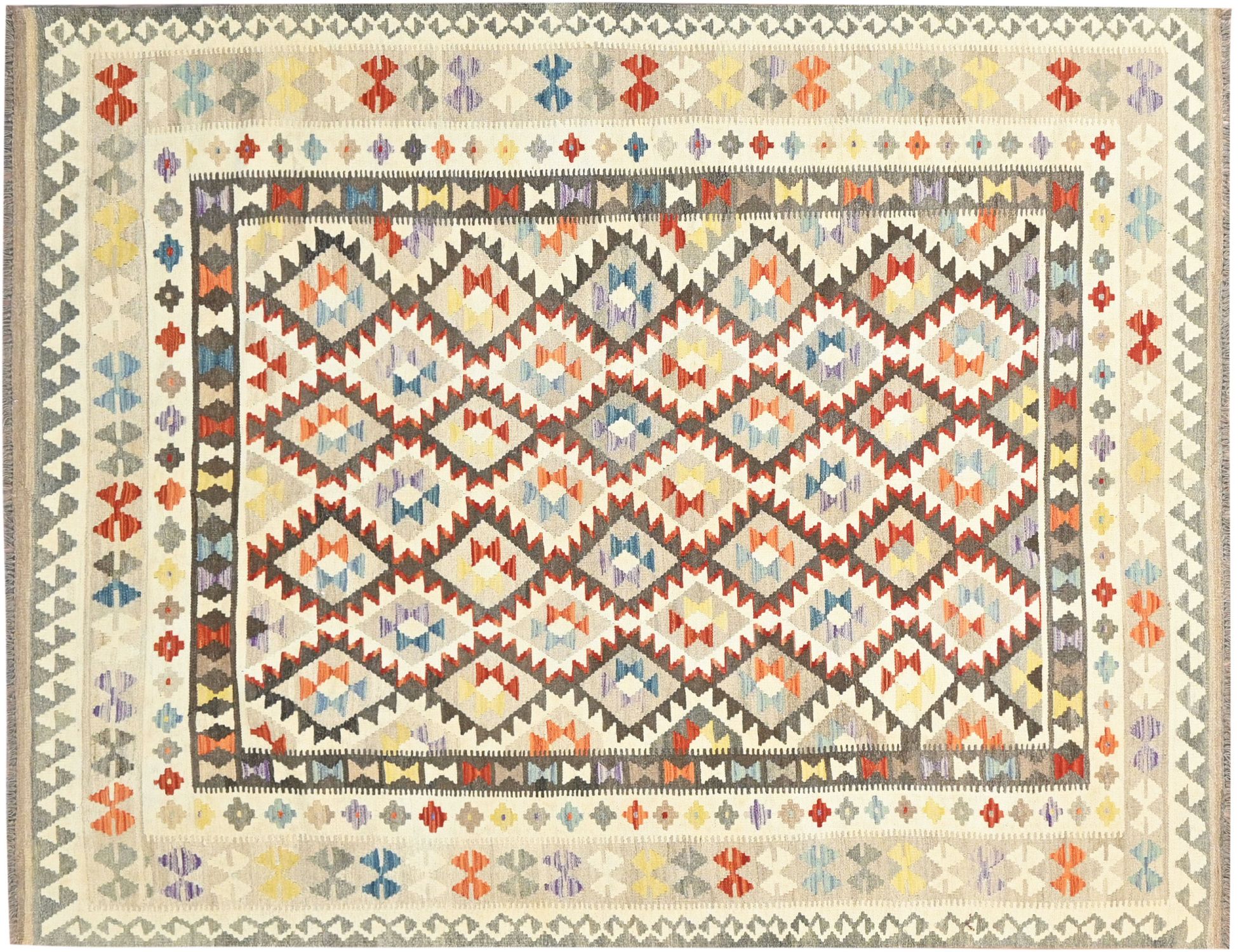 Kelim  Μπεζ <br/>293 x 202 cm