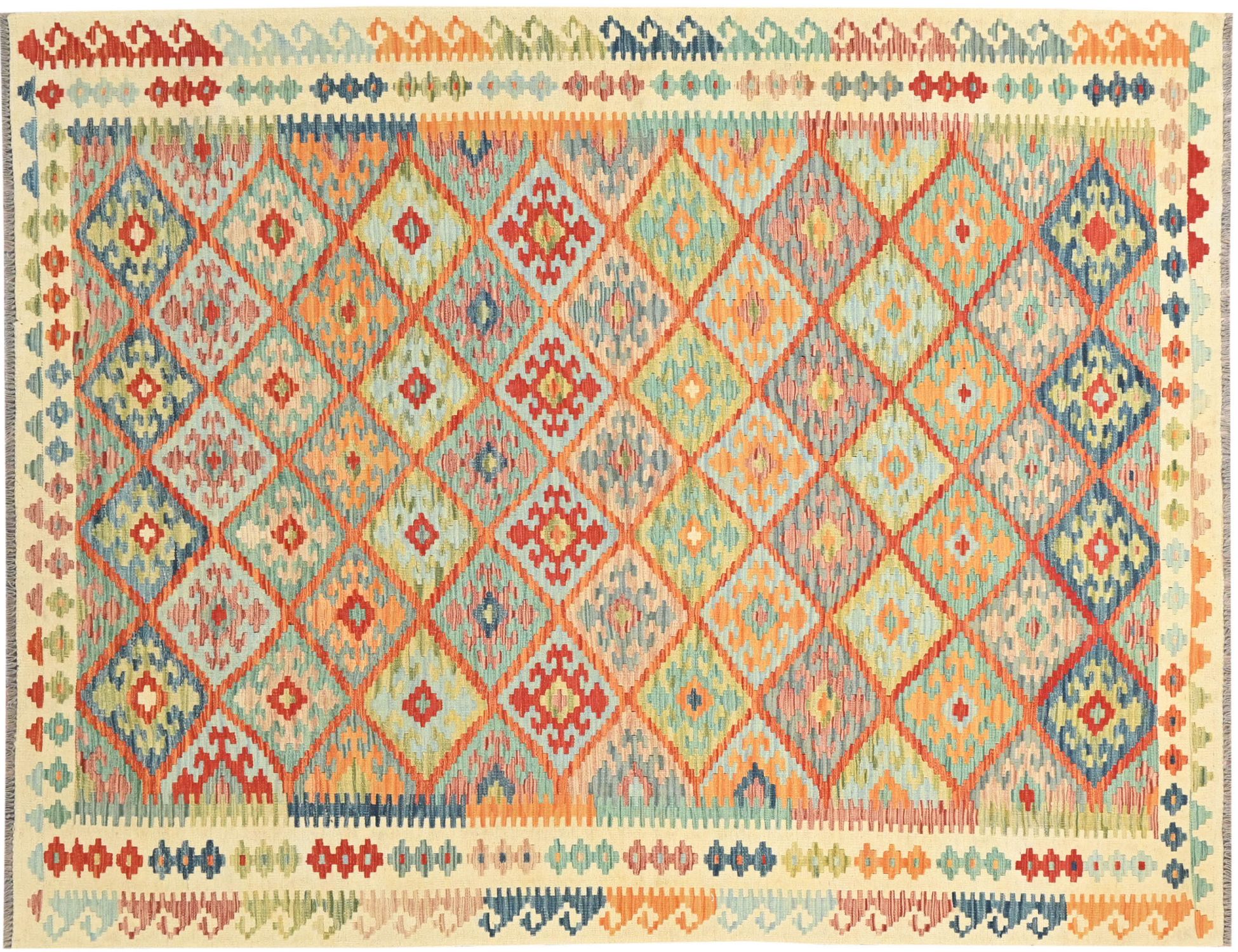 Kelim  Πολύχρωμο <br/>302 x 203 cm