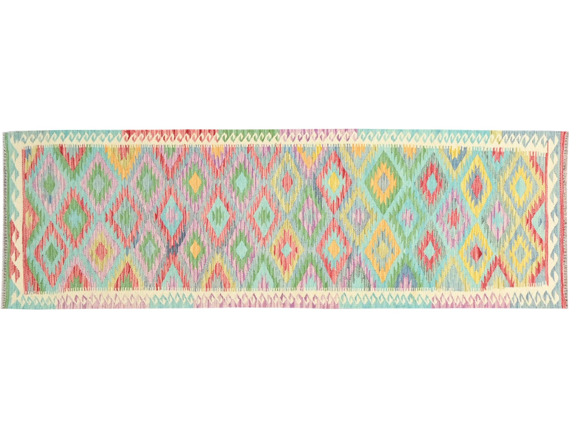 Kelim  Πολύχρωμο <br/>297 x 83 cm