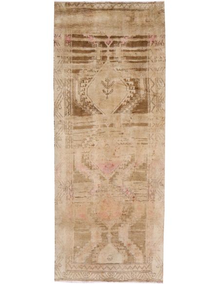 Persian Vintage Χαλί 255 x 98 Μπεζ