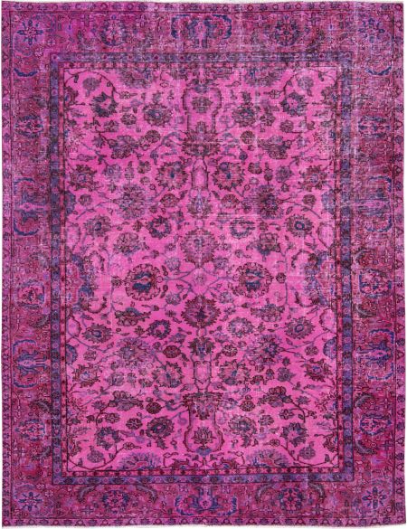 Persian Vintage Χαλί 246 x 158 Ροζ