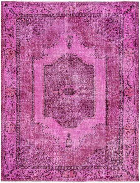 Persian Vintage Χαλί 277 x 183 Ροζ