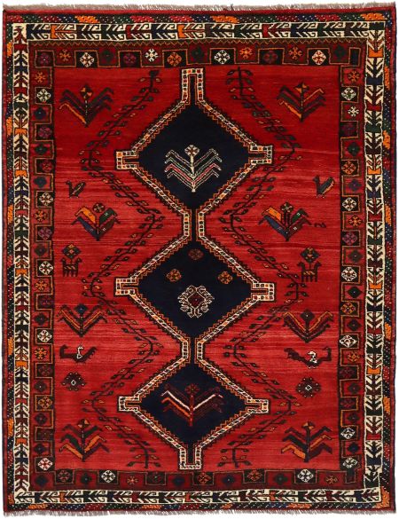Persian Rug 231 x 152 Κόκκινο