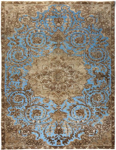 Persian Vintage Χαλί 248 x 148 Μπλε