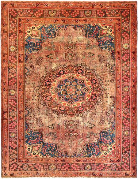 Persian Vintage Χαλί 280 x 195 Πορτοκαλί