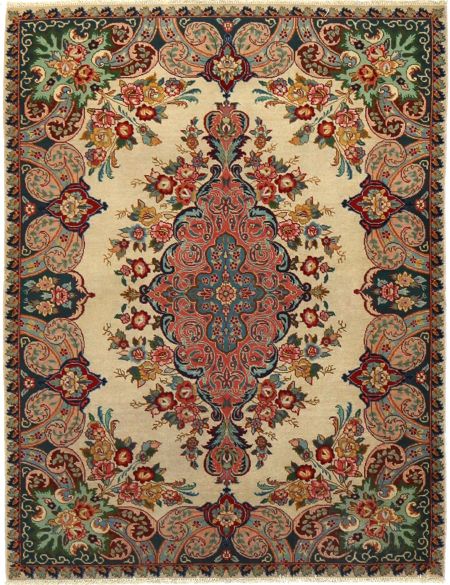 Persian Rug 188 x 140 Μπεζ