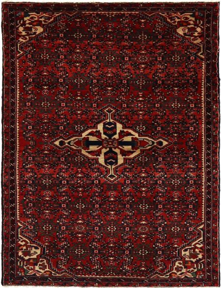 Persian Rug 200 x 113 Κόκκινο