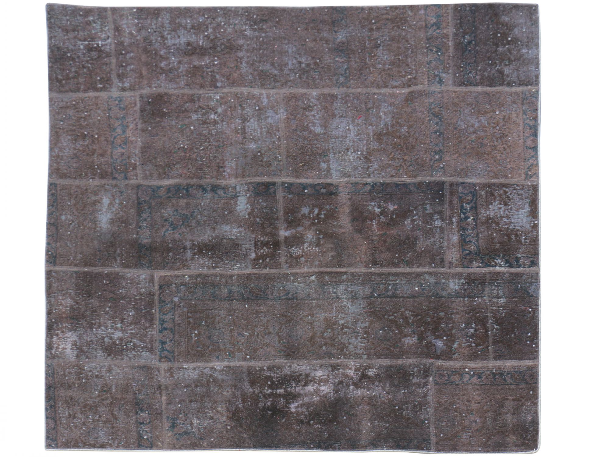 Patchwork Χαλί  Μαύρο <br/>199 x 199 cm