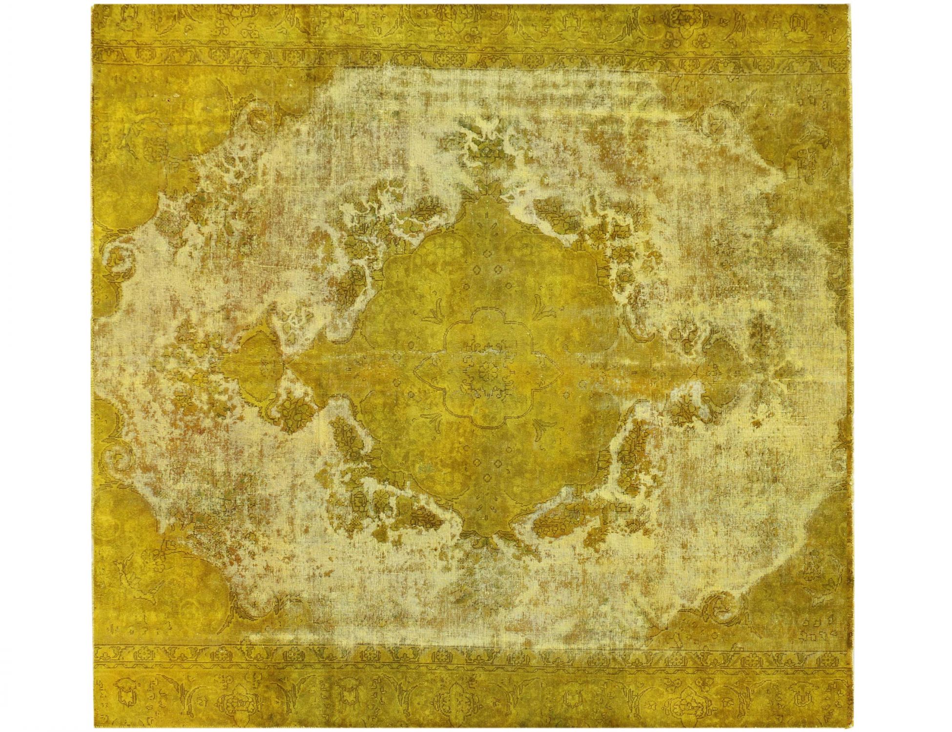 Vintage Χαλί  Κίτρινο <br/>264 x 264 cm