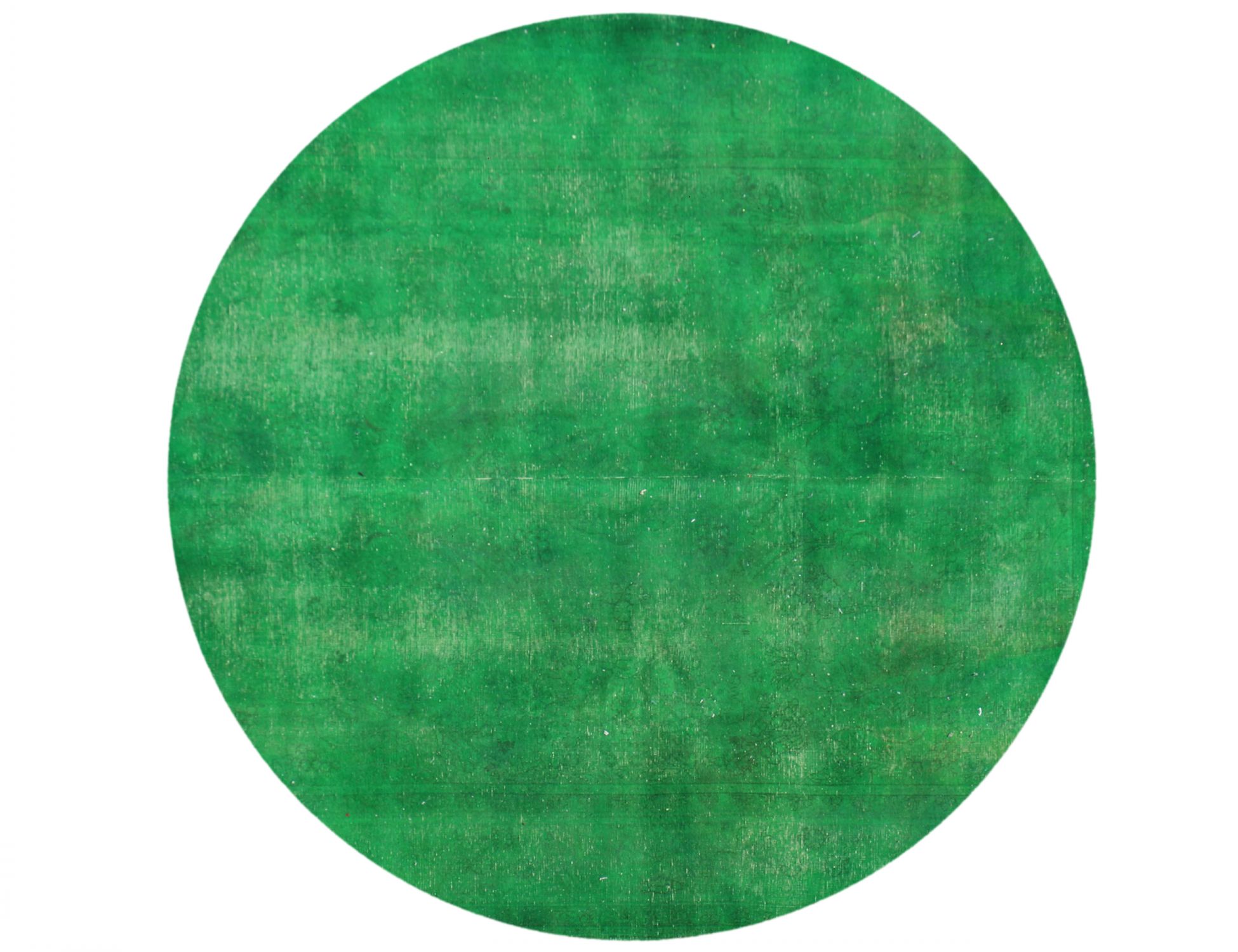 Vintage Χαλί round  Πράσινο <br/>260 x 260 cm