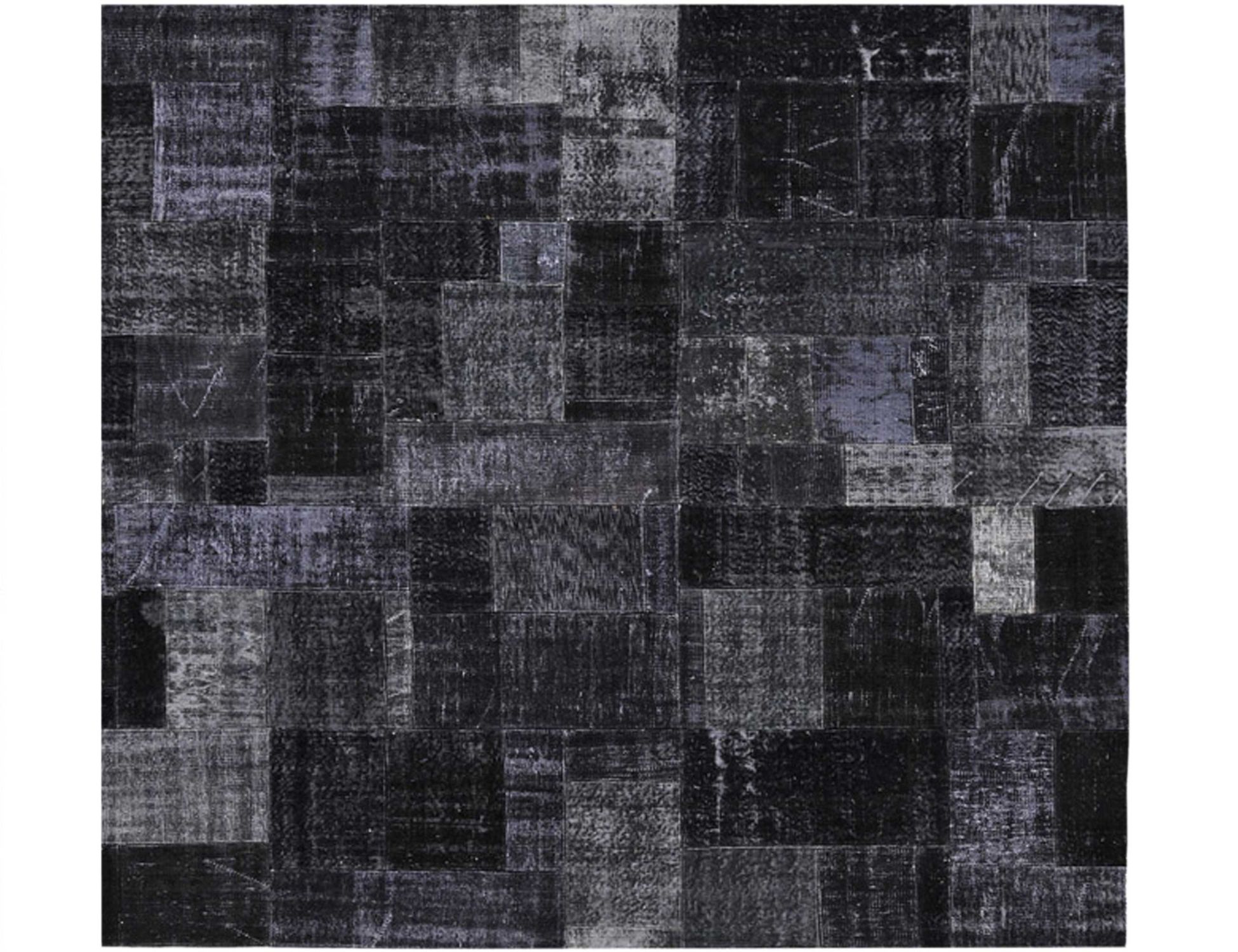 Patchwork Χαλί  Μαύρο <br/>251 x 251 cm
